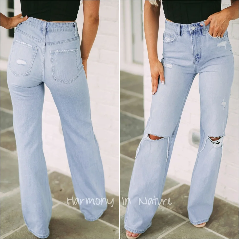 Faded Dreams High Waist Jeans